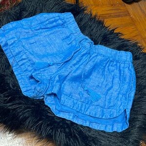 Vineyard Vines blue, pockets, elastic waist band, draw string, lined size S